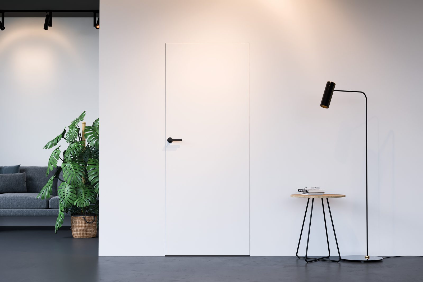 Usile flush-to-wall HIDE — minimalism premium absolut